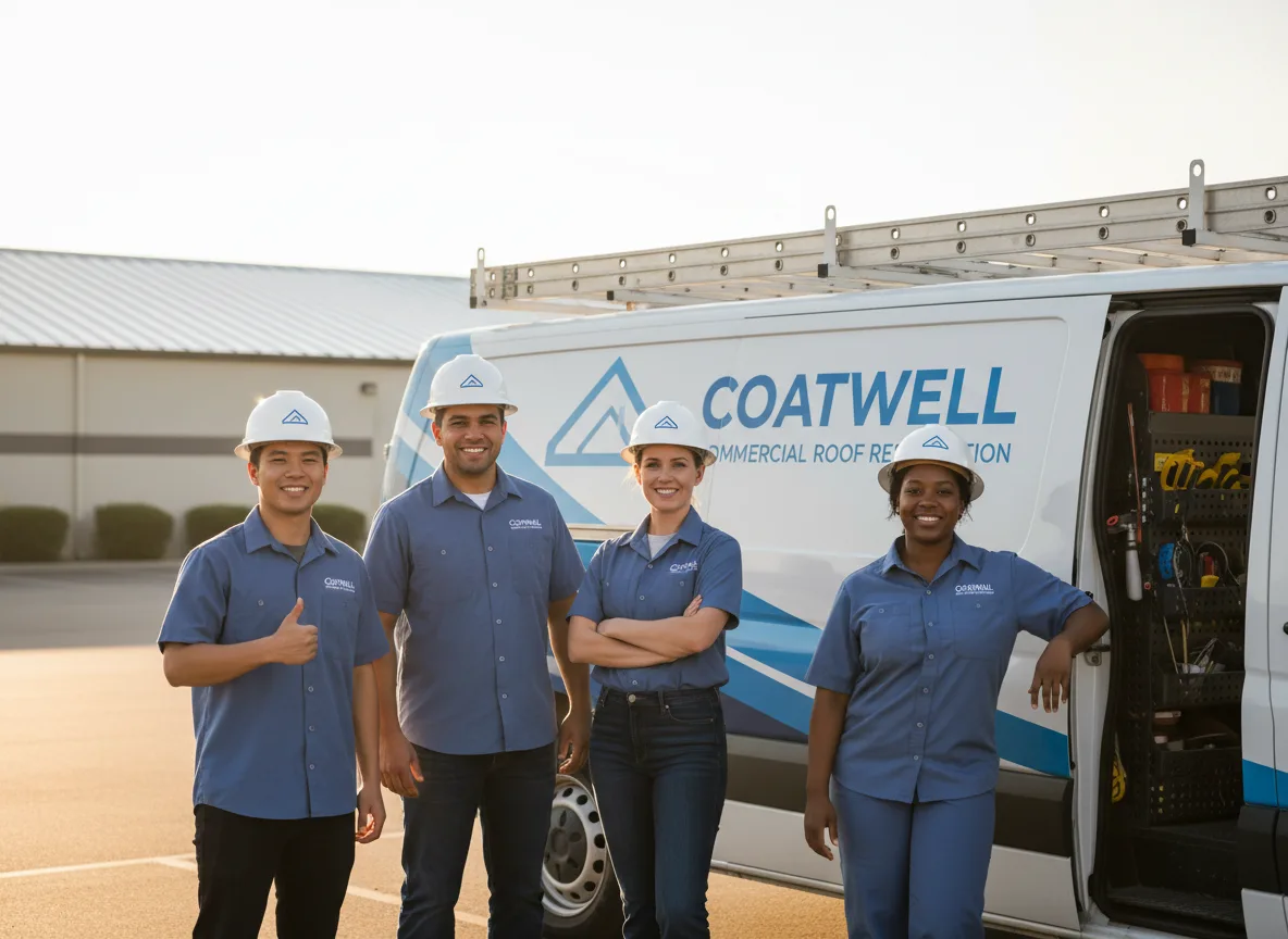 Commercial roof coating company in Dexter, IA